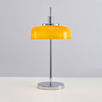 Lampu Meja Kubah Moden Reka Bentuk Logam dan Kaca Minimalis untuk Dalaman Rumah