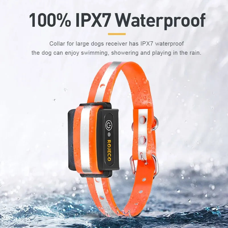 Kolar Latihan Anjing Jauh ArcPaw Dengan Julat 1000m Dan Penerima Kalis Air IPX7