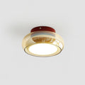 LumaNova Vintage Glas Infälld Taklampa i Cognac Band