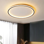 Okrągła lampa sufitowa LED w stylu skandynawskim do salonu i sypialni