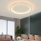 Okrągła lampa sufitowa LED w stylu skandynawskim do salonu i sypialni