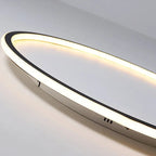 Okrągła lampa sufitowa LED w stylu skandynawskim do salonu i sypialni