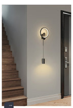 Luz de Pared Moderna NovaGlow Nordic Gold con LED de 24W