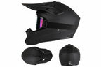 Full-Face Off-Road Helmet with Goggles – DOT Certified for All Seasons