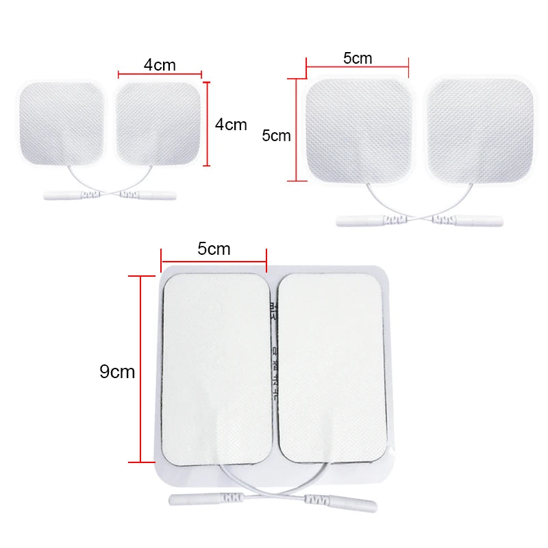 Pastilhas de Gel com Plugue de 2,0 mm para Dispositivos de Terapia TENS e EMS