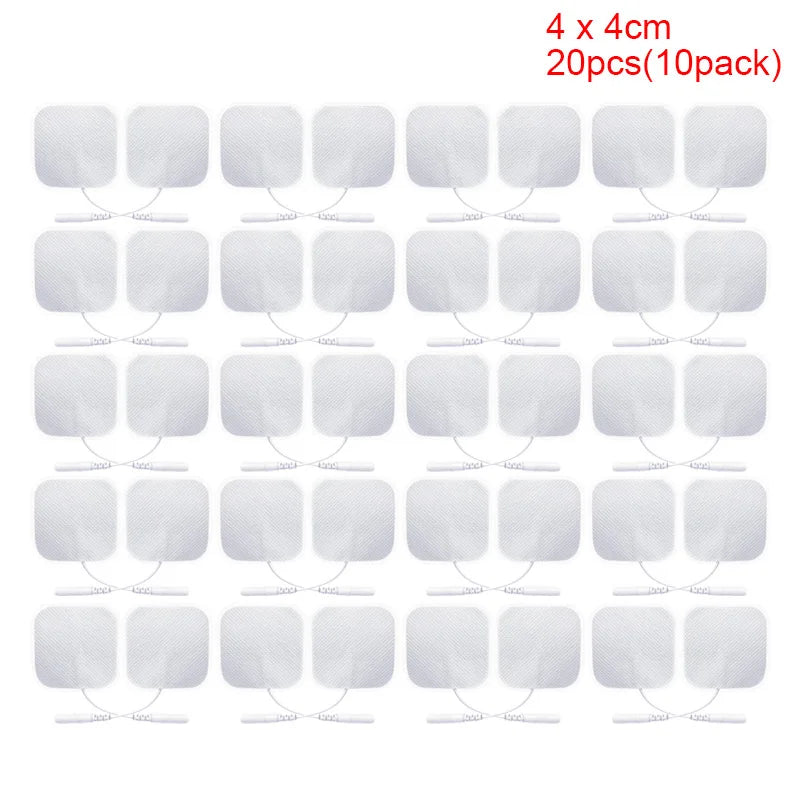 Pastilhas de Gel com Plugue de 2,0 mm para Dispositivos de Terapia TENS e EMS