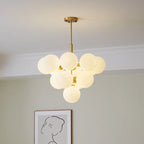 Kestrel Iron Fem-hodet LED Hengelampe Lysekrone