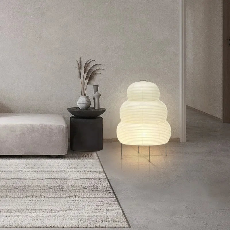 Hinori | Lampada da terra a treppiede Wabi-Sabi