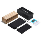 Lunettes de soleil en bambou Verdaro avec verres polarisants UV400 de qualité supérieure