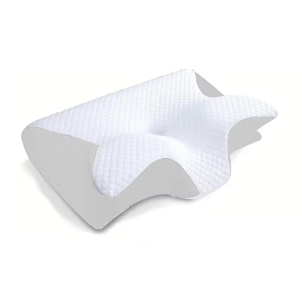 Cuscino per il collo in memory foam 2 in 1 per ogni tipo di dormiente