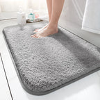 SoftStep Luxury Bath Mat – Extra Thick Microfiber Mat with Non-Slip and High Absorption