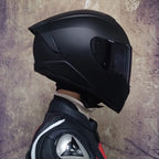 Kask zimowy LVS-701 z pełną osłoną twarzy i podwójnym systemem wizjera