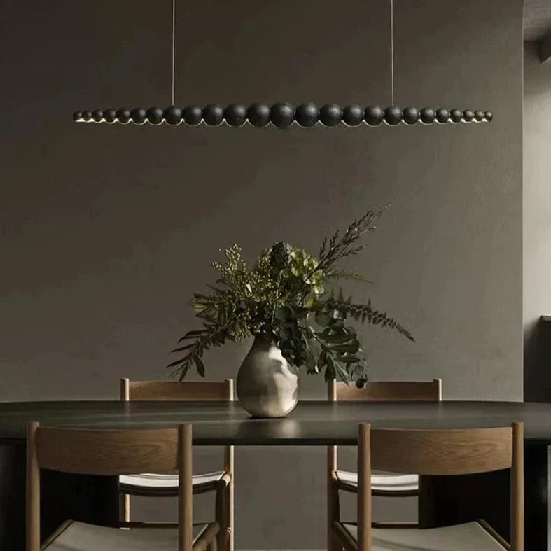 Lampadario a perline di legno Arborcrest | Petprovac