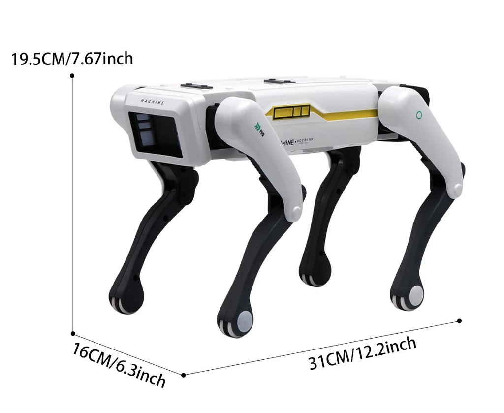 Chytrý AI robotický pes s hlasovým ovládáním a dálkovým ovládáním