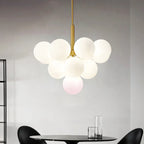 Kestrel Iron Fem-hodet LED Hengelampe Lysekrone