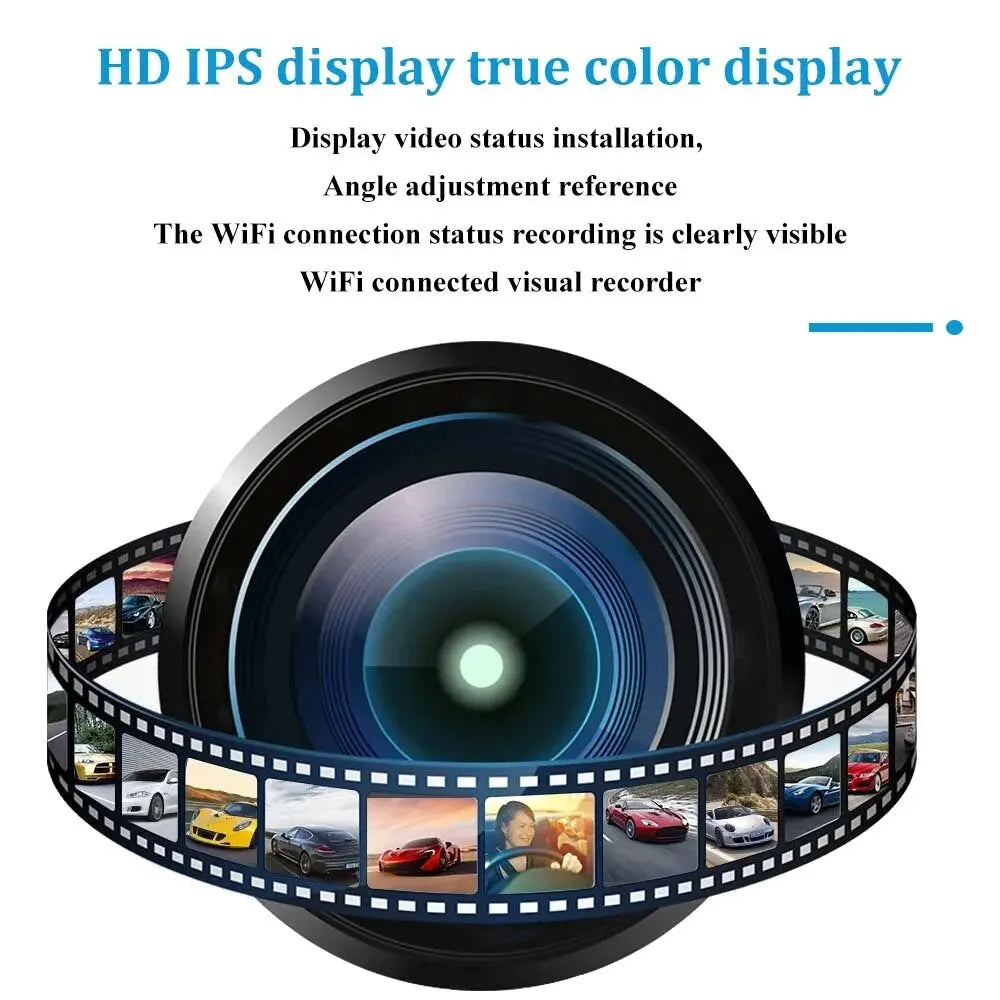 NovaSight DuoCam 1080P Dash Cam Front Interior View