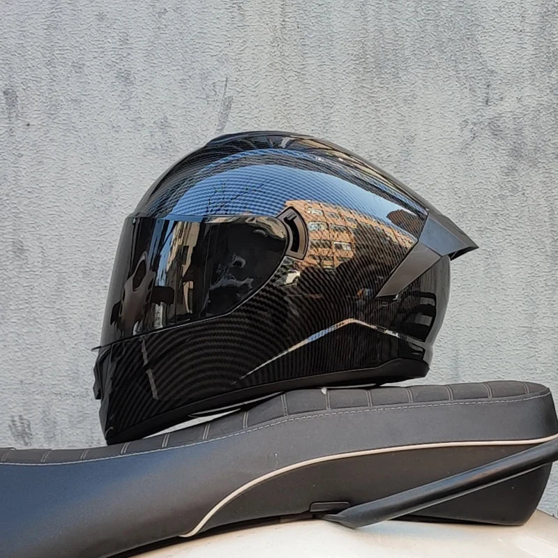 Kask zimowy LVS-701 z pełną osłoną twarzy i podwójnym systemem wizjera