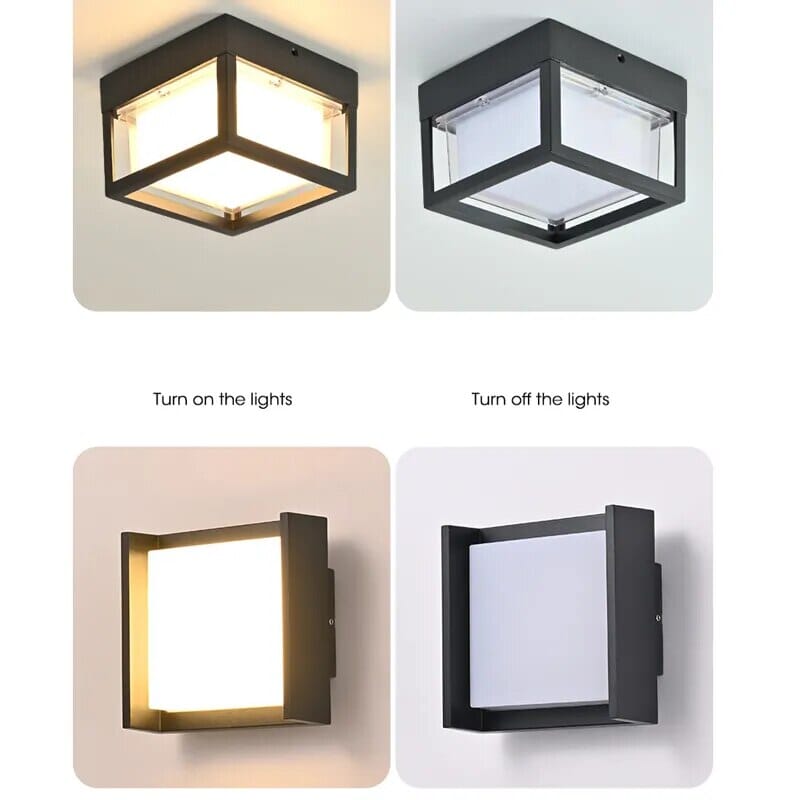Retro geometrische Deckenleuchten für Flur