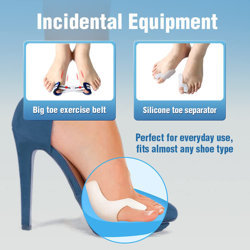 OrthoEase Zehkorrektor Verstellbare Hallux-Valgus-Schiene Schmerzfrei