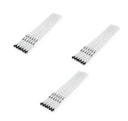GrillMaster Pro Grill Skewers | Extra Long Stainless Steel Skewers with Wooden Handle | Set of 6
