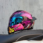 Kask zimowy LVS-701 z pełną osłoną twarzy i podwójnym systemem wizjera