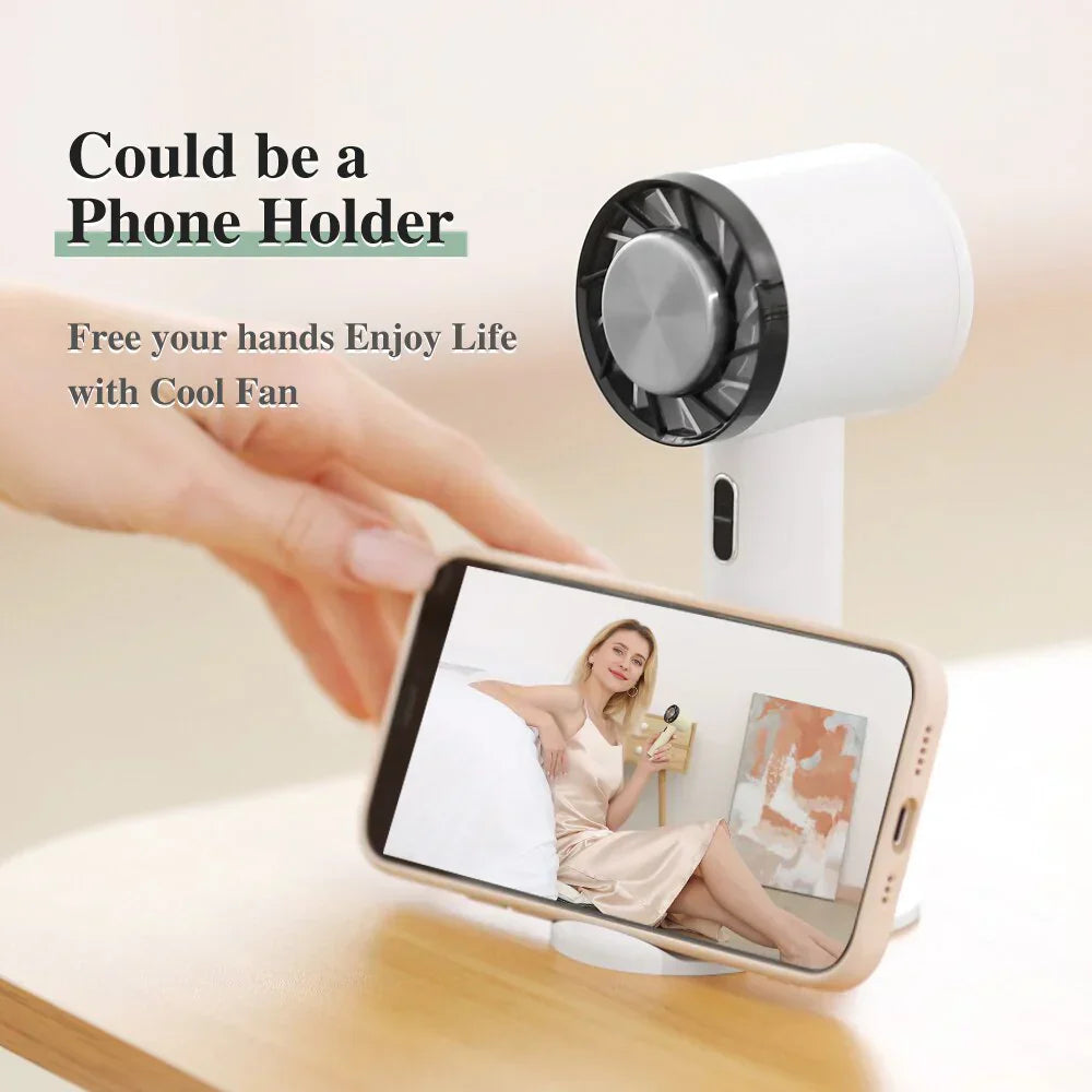 AeroBreeze Kompakt Håndholdt Køleventilator Til Hjemmekontor