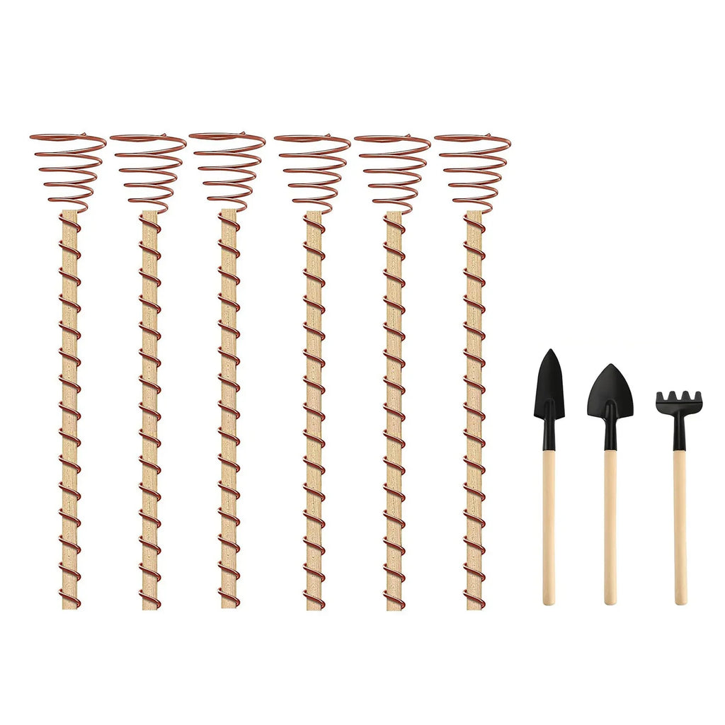 VerdoraFlux Electroculture Plant Antennas | Copper Growth Rods for Garden & Potted Plants | Promoting Plant Growth Without Fertilizer