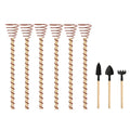 VerdoraFlux Electroculture Plant Antennas | Copper Growth Rods for Garden & Potted Plants | Promoting Plant Growth Without Fertilizer