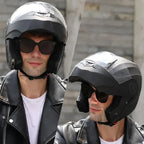 Flip-Up Modular Motorcycle Helmet for Comfortable Commuting