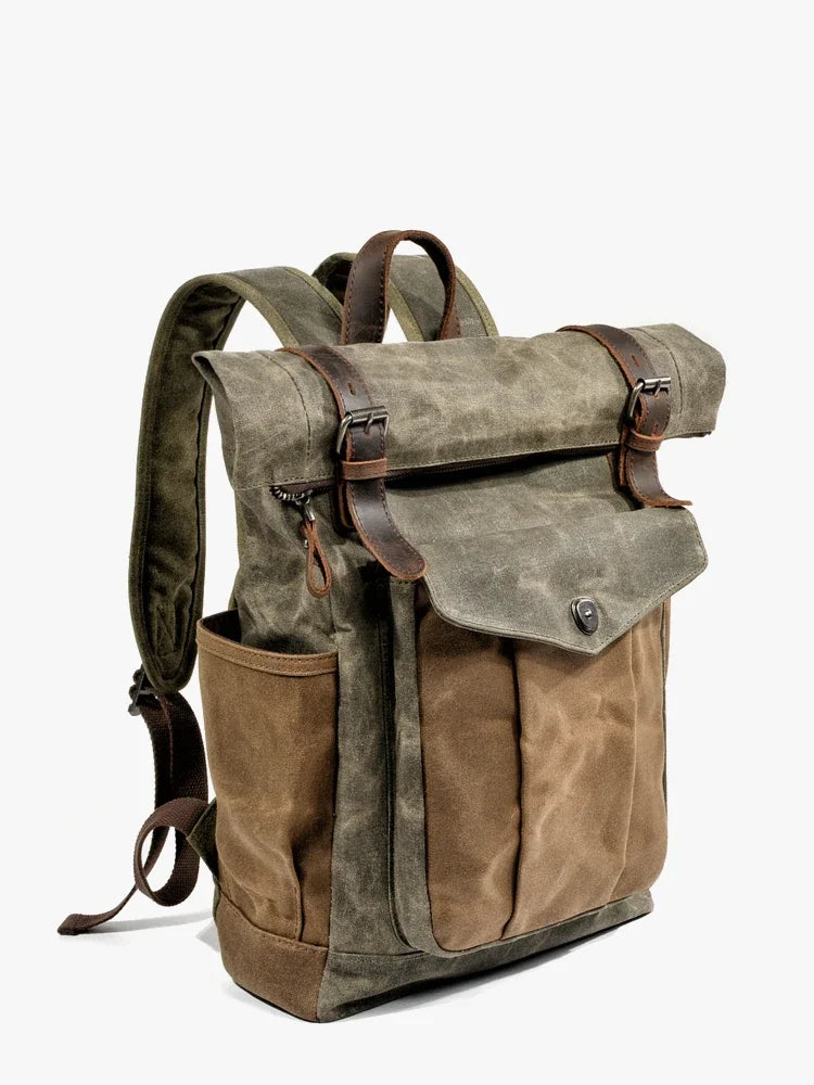 Alder Vintage Roll-Top Rucksack | Petprovac