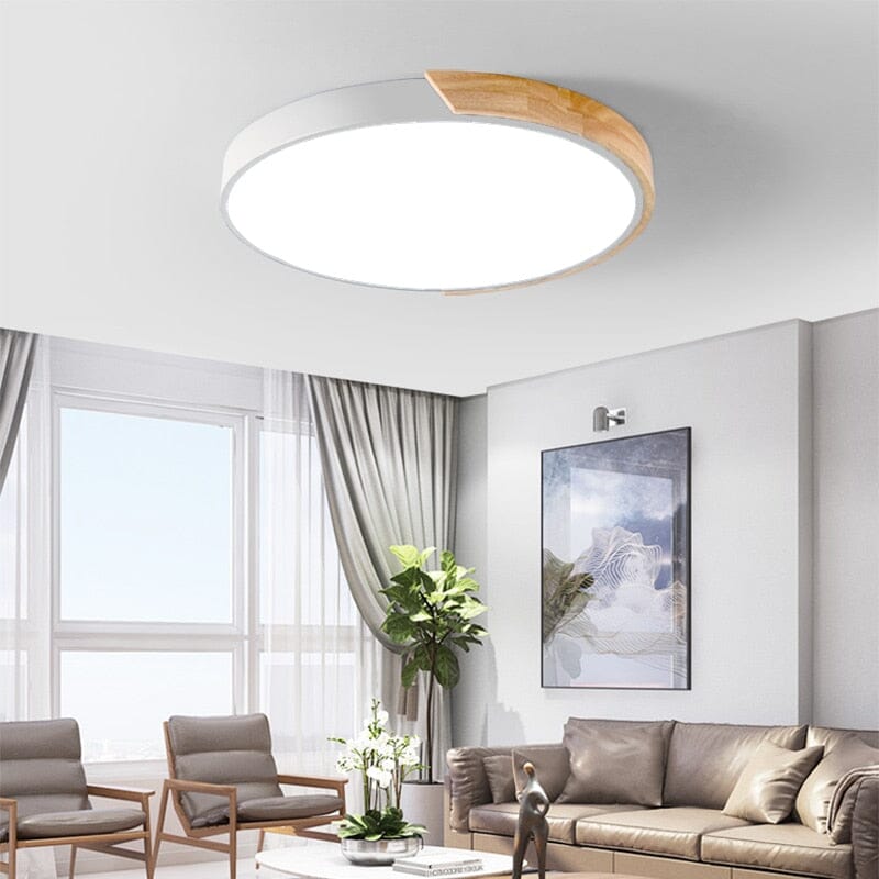 Lampadario in legno Corven