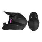 Full-Face Off-Road Helmet with Goggles – DOT Certified for All Seasons