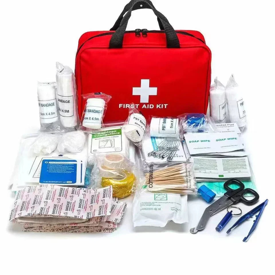 First Aid 184 Piece Kit For Outdoor Adventurers Travel Ready