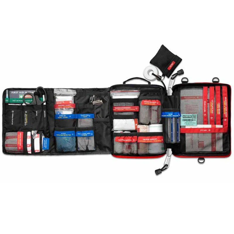 TerraGuard Kit di Primo Soccorso da Viaggio Borsa Medica Impermeabile Pro