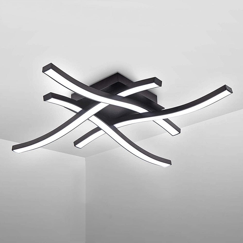 Lampada da soffitto a forma di forchetta