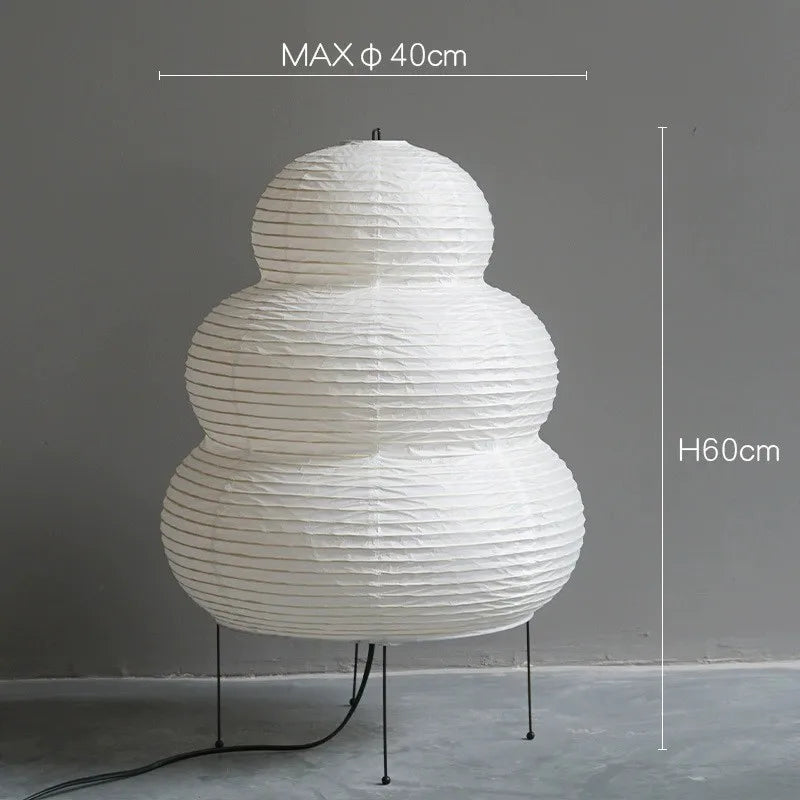 Hinori | Lampada da terra a treppiede Wabi-Sabi