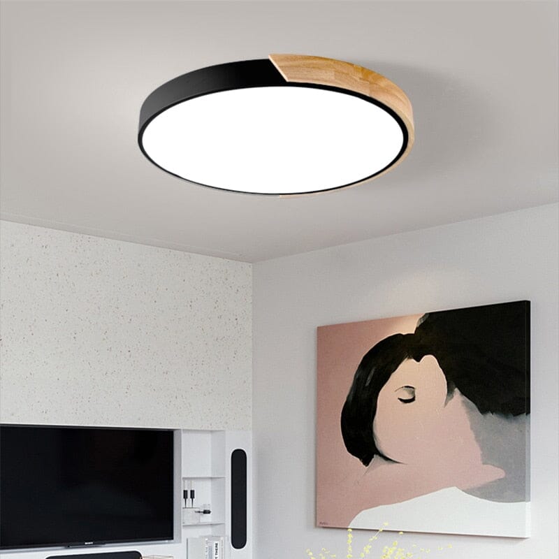Lampadario in legno Corven