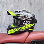 Off-Road Racing Helmet with Removable Visor