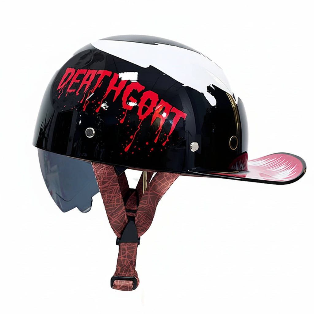 Retro baseballová čepice styl polokabiny s vysouvacím sklem