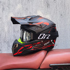 Off-Road Racing Helmet with Removable Visor
