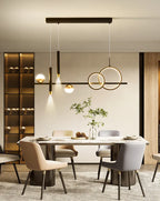 Lámparas colgantes LED minimalistas NovaLume con control remoto