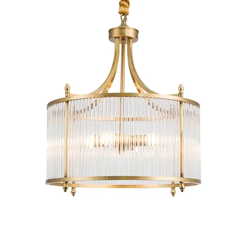 Elowen Gold Glas Kronleuchter