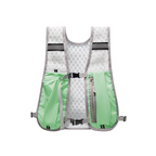 Running Hydration Vest With Reflective Strips And Breathable Mesh Design