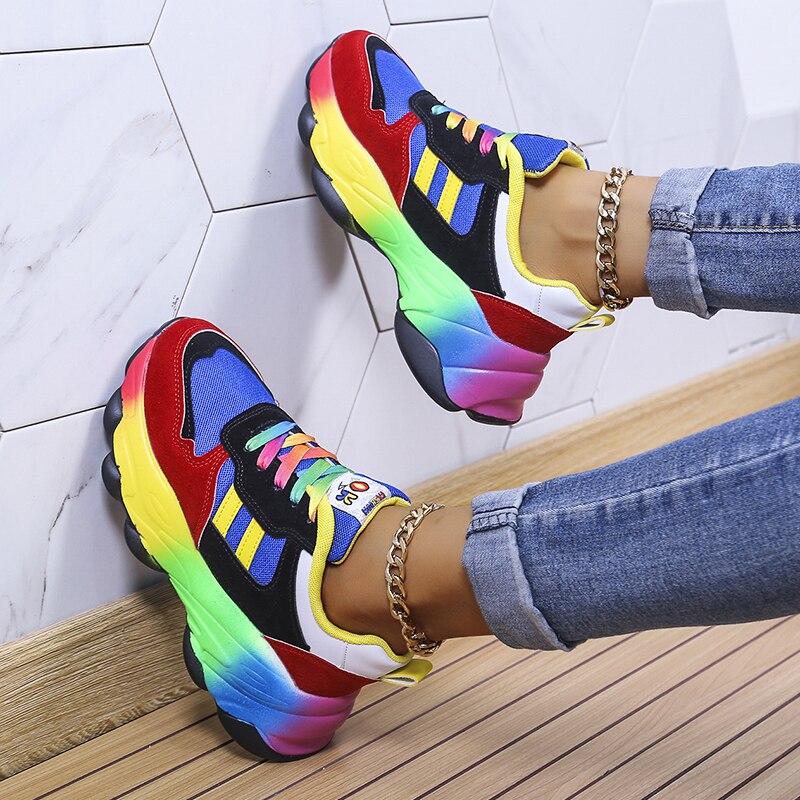 SolaraStride Rainbow Ortodontyczne Sneakersy na Co dzień Komfort