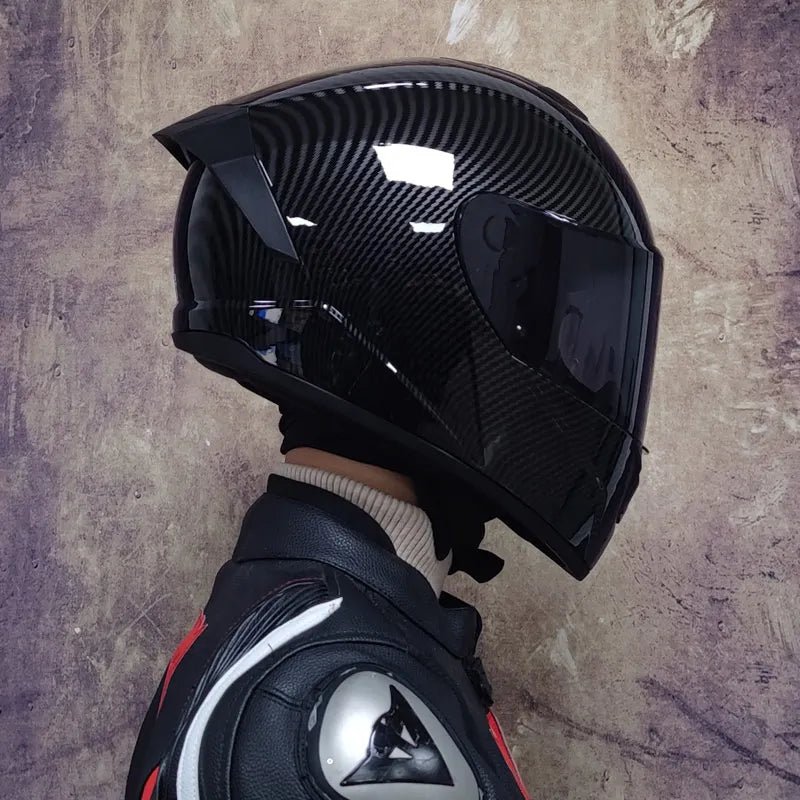 Kask zimowy LVS-701 z pełną osłoną twarzy i podwójnym systemem wizjera