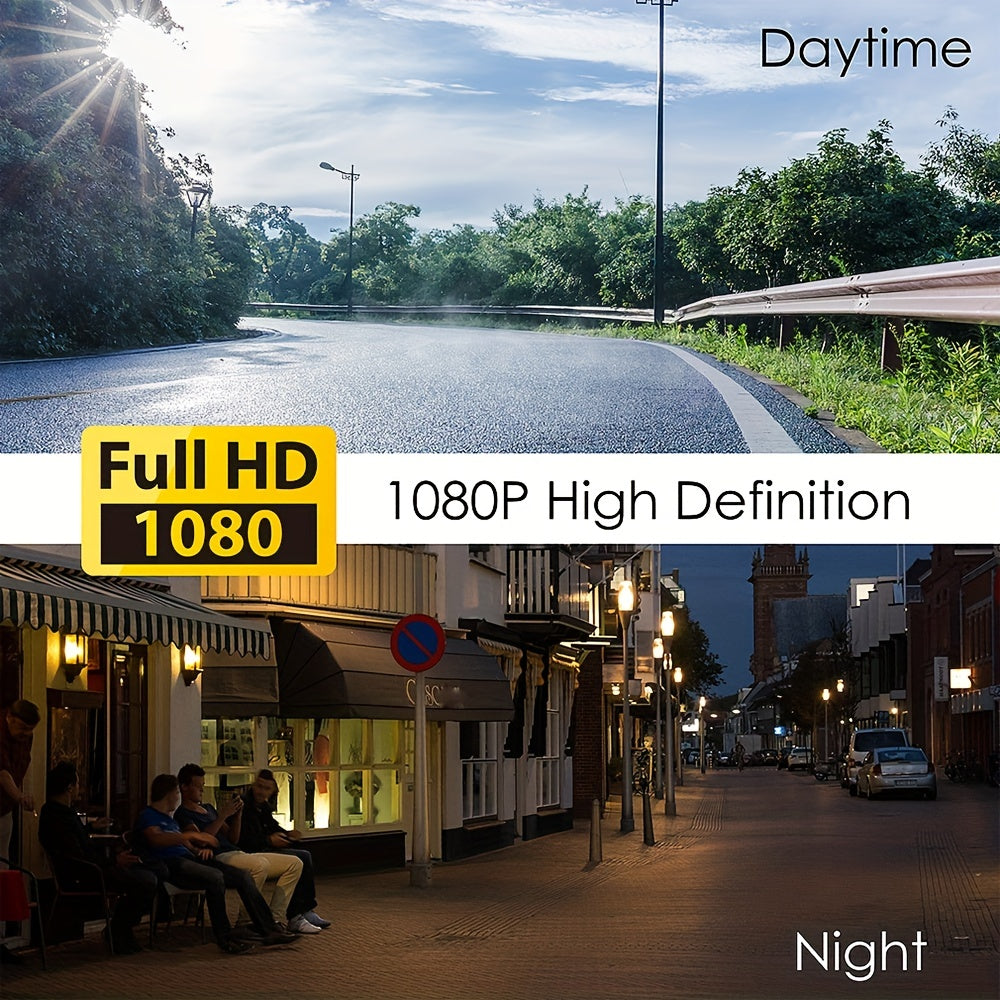 Dash cam WiFi 1080P con doppie lenti anteriori e cabina