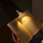 Mini Book Light - Portable Clip-On Night Light with USB Charging, Dimmable LED for Bedroom, Eye Protection, and Camping - 360° Flip Clip Book Lamp