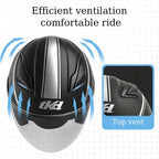 Flip-Up Modular Motorcycle Helmet With Dual Visors DOT And ECE Certified
