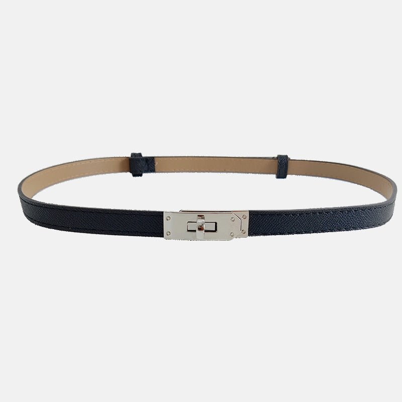 adjustable women's leather belt