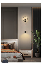 Luz de Pared Moderna NovaGlow Nordic Gold con LED de 24W